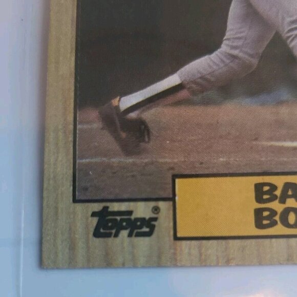 1987 Topps - #320 Barry Bonds MINT ERROR ON CARD CUT OFF #3 AND PARTIAL #0 - Picture 6 of 15